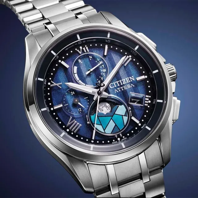 【CITIZEN 星辰】ATTESA 光動能 電波錶 限量 鈦金屬 男錶 手錶 禮物 新年 BY1000-51L
