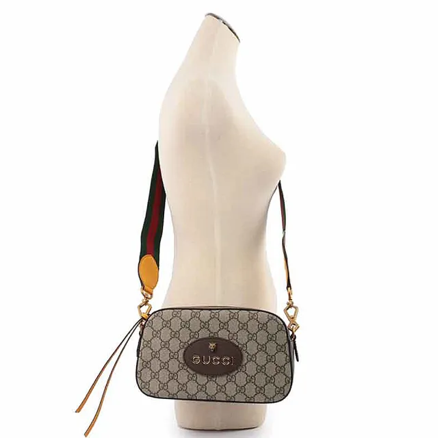 【GUCCI 古馳】GG SupremeOphidia 虎頭標誌 斜背包(多色)
