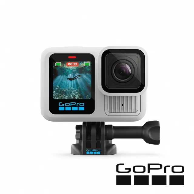 【GoPro】HERO13 Black 全方位運動攝影機 單機組 白色(公司貨)