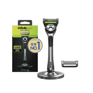 【Gillette 吉列】Labs 極光系列刮鬍刀-1刀架2刀頭