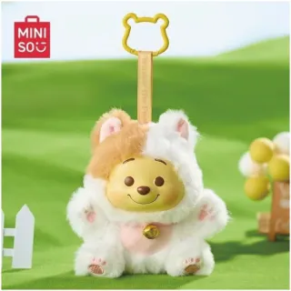 【ToysRUs 玩具反斗城】Miniso 迪士尼小熊維尼系列頑皮派對搪膠毛絨盲盒掛件- 隨機發貨