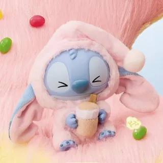 【ToysRUs 玩具反斗城】Miniso Disney Stitch 迪士尼史迪奇再困也要吃一口系列搪膠毛絨盲盒- 隨機發貨