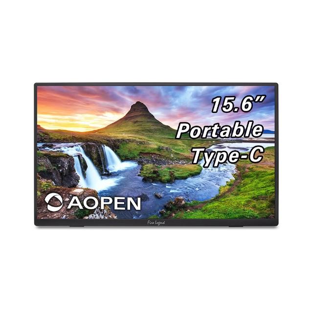 【Acer 宏碁】福利品★Aopen 16PM1Q J 16型可攜式螢幕(15.6吋/FHD/60Hz/6ms/IPS/喇叭)