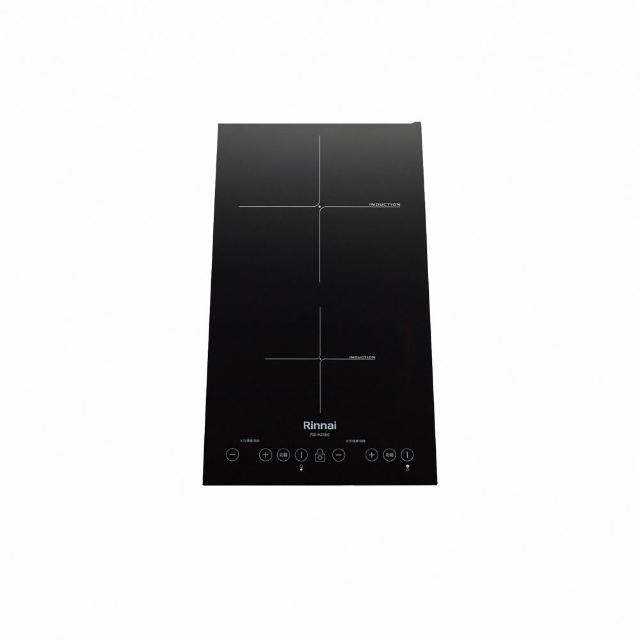 【林內】220V雙口橫向IH智慧感應爐微晶玻璃面板 RB-H2180 含基本安裝