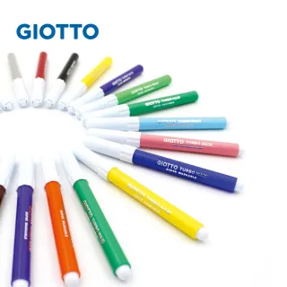 【GIOTTO】可洗式兒童安全彩色筆24色(水洗彩色筆 兒童彩色筆 不縮頭)