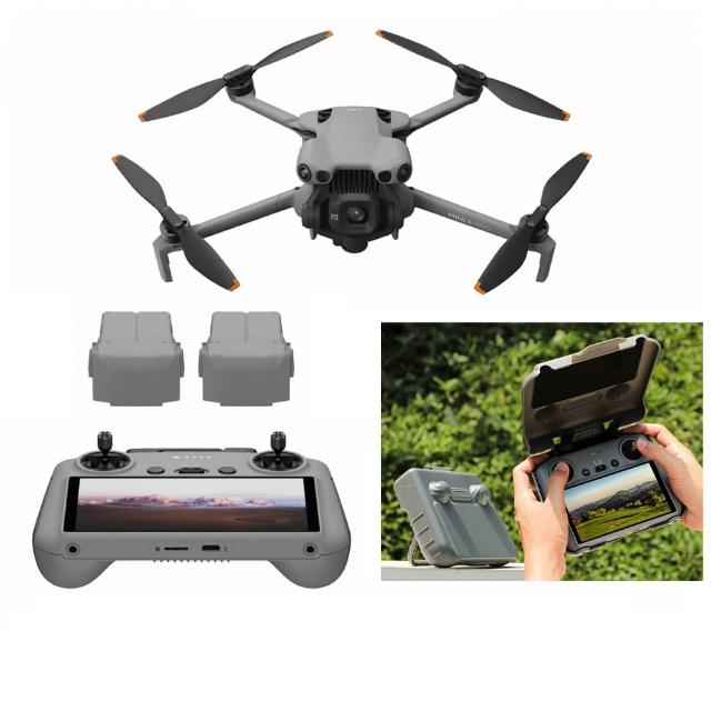【DJI】MINI 5 PRO 帶屏組長續航暢飛套裝 DJI RC 2遙控器+256G記憶卡+二合一遮光板收納盒(公司貨)