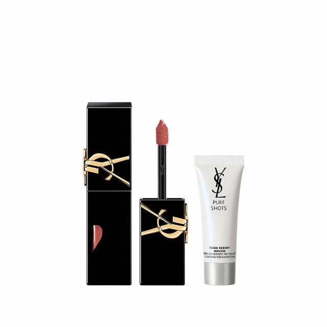 【YSL】官方直營 奢華印記鎖心光唇釉(任選1款/亮面/新色上市)