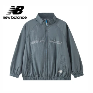 【NEW BALANCE】NB 童裝防風外套_7AG1E03WGR_男童/女童_藍綠色