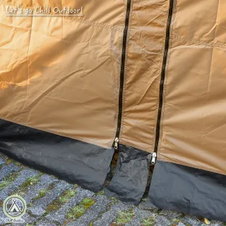 【Chill Outdoor】單層圍布 速開客廳帳專用(炊事帳 客廳帳 車尾帳 停車篷 天幕)