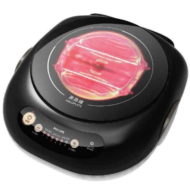 【Philips 飛利浦】不挑鍋黑晶爐/星燦黑(HD4988)