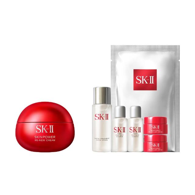SK-II 肌源賦能煥顏活膚霜 100g 是 SK-II 經典版乳霜，專為面部與眼部設計，適合所有膚質使用。日本原裝進口，儲存期限為 3 年，提供滋潤保養與肌膚修復功效，讓肌膚煥發健康光采。