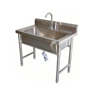 120*60*80cm商用單槽特厚不銹鋼水池 廚房水槽/洗菜池/不鏽鋼洗碗池