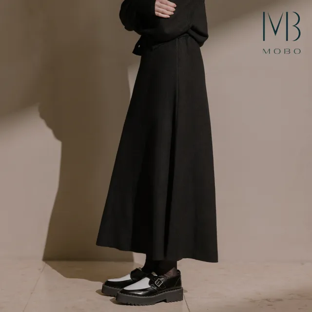 【MO-BO】開襟氣質針織套裝