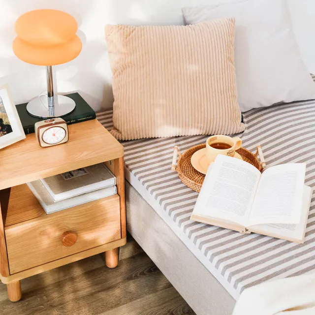 【hoi! 好好生活】台灣製5CM記憶釋壓床墊-特規180x200cm含純棉針織床墊套