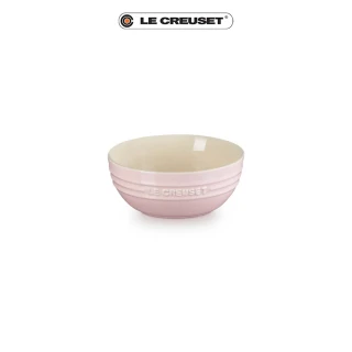 【Le Creuset】瓷器韓式湯碗14cm(玫瑰粉)