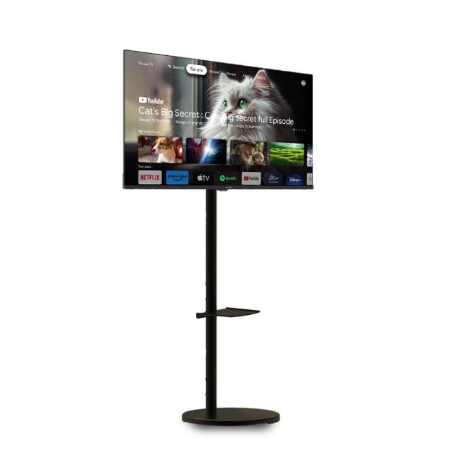 【Philips 飛利浦】32型 HD Google TV 智慧顯示器+移動式立架組 32PHH6559