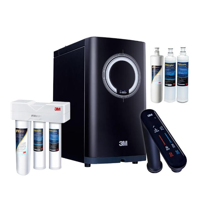 【momo限定組合】3M HEAT3000變頻觸控式熱飲機雙溫淨水組-搭配 S301 三道式淨水器(再送三道濾心+原廠安裝)