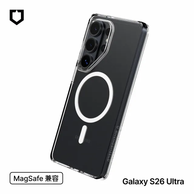 【RHINOSHIELD 犀牛盾】Samsung Galaxy S26/S26+/S26 Ultra Clear MagSafe兼容抗黃化透明防摔磁吸手機殼