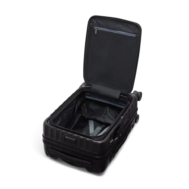 【TUMI】19 Degree Front Access 前開式可擴展國際登機箱 - 黑色紋理 (TUMI 官方旗艦店)