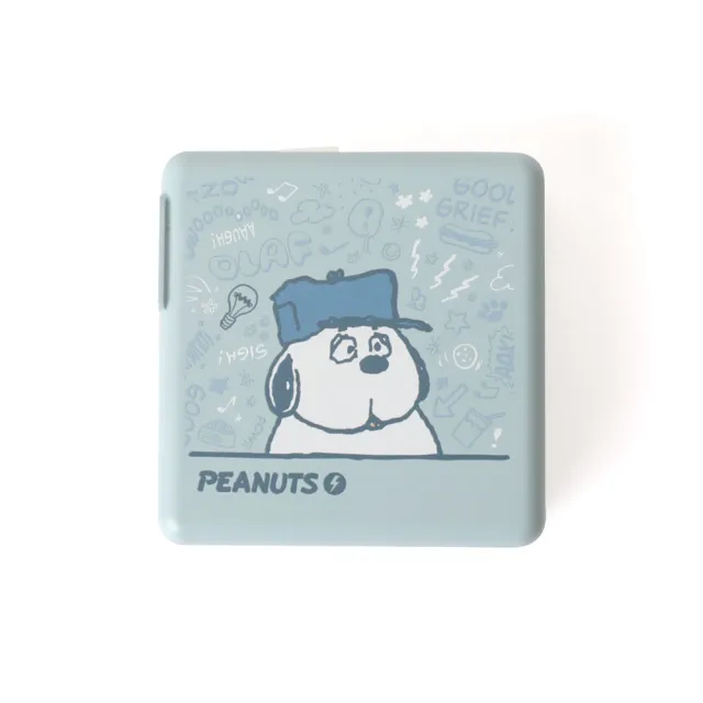 【Norns】Peanuts OLAF多功能行動電源- OLAF  歐拉夫 磁吸無線快充10000mAh萬能充 自帶線