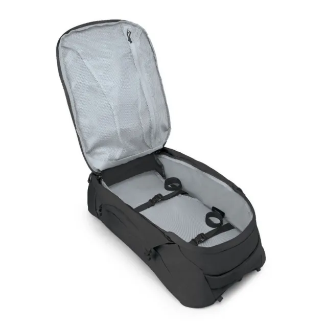 【Osprey】雙11 ☆2026新改款☆ Farpoint 55 多功能旅行背包 男 黑 Black (背包旅行 子母包 登機