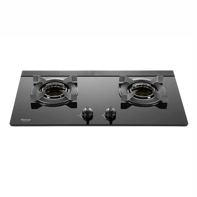 【林內】二口內焰黑波璃檯面爐 RB-N2611G(B) 含基本安裝