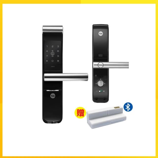 【Yale 耶魯】YMF-30A 藍芽組合 手把式智能/電子鎖(密碼│卡片│藍芽│Wifi│鑰匙/送安裝)