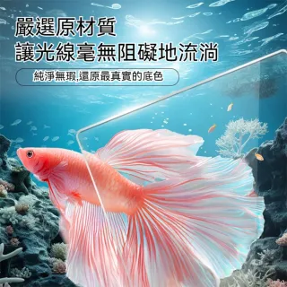 茉家 全景觀賞透明PET魚缸-大號1入