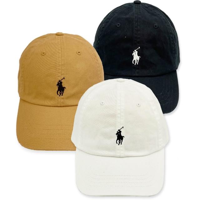 【RALPH LAUREN】POLO刺繡小馬LOGO鴨舌/棒球帽(多色選一)