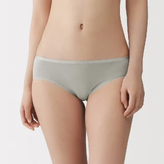 【MUJI 無印良品】女彈性低腰短版內褲(灰白/深灰/黑色/黃橘/摩卡棕)