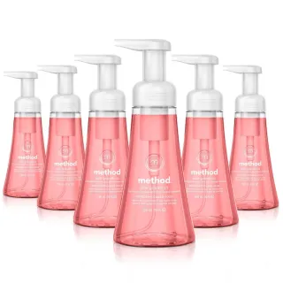 【method 美則】粉紅葡萄柚泡沫洗手露300mlx6 抗菌泡泡 洗手慕斯 洗手液(泡沫慕斯洗手 洗手液)