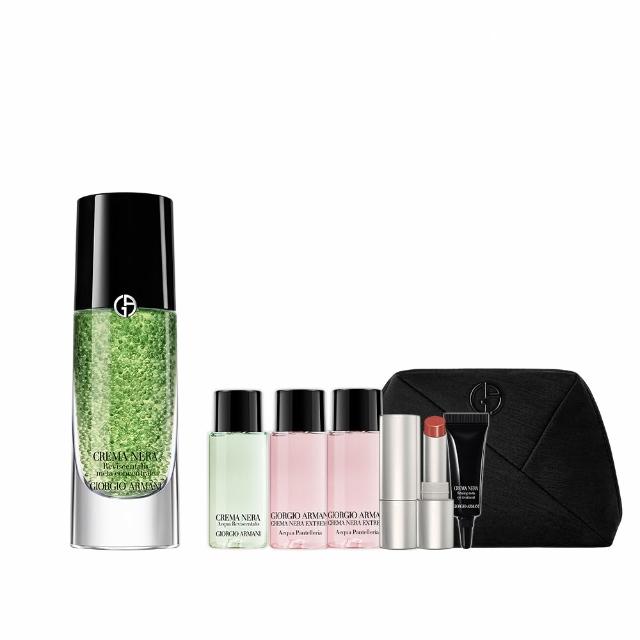 【ARMANI 亞曼尼】官方直營 黑曜岩新生奇蹟綠晶萃 30ml(綠鑽晶萃/GA/精華)