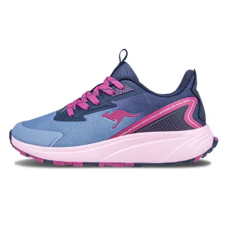 【KangaROOS】超輕量慢跑鞋 女鞋 運動鞋 防潑水 ZEPHYR 3 藍/紫 KW41683
