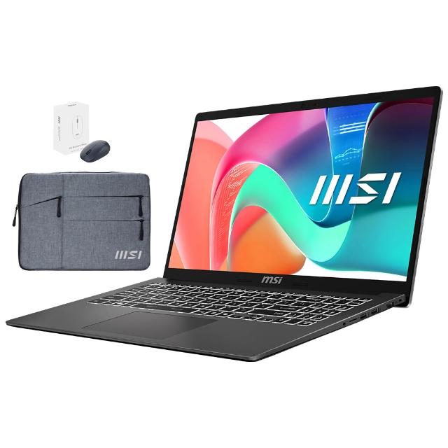 【MSI 微星】▲特仕版 15.6吋 商務筆電(Modern 15 F1MXG-1039TW/Core 5 120U/32G/512G SSD/Win11/灰)