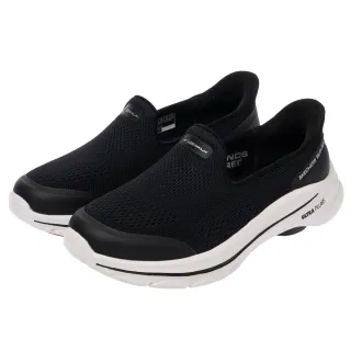 【SKECHERS】女鞋 健走系列 健走鞋 瞬穿舒適科技 GO WALK 8 寬楦款(125942WBLK)