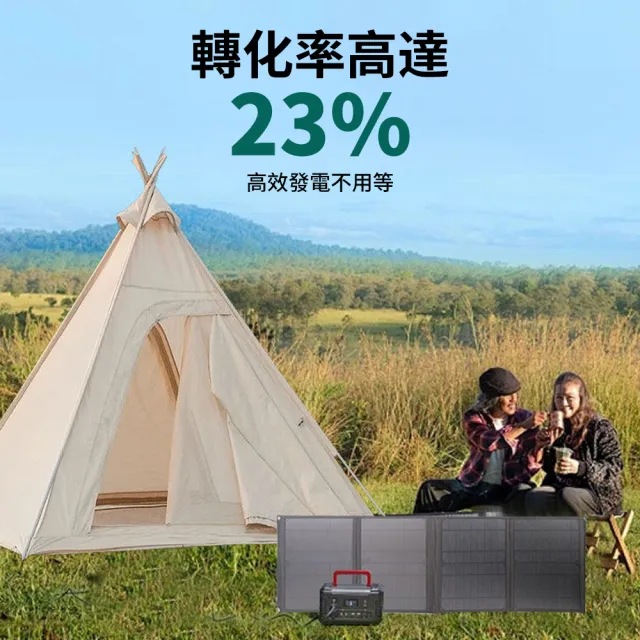 HeartPick心選 45W折疊太陽能板 單晶矽太陽能板 折疊太陽能充電板 太陽能板折疊包 露營自駕發電板