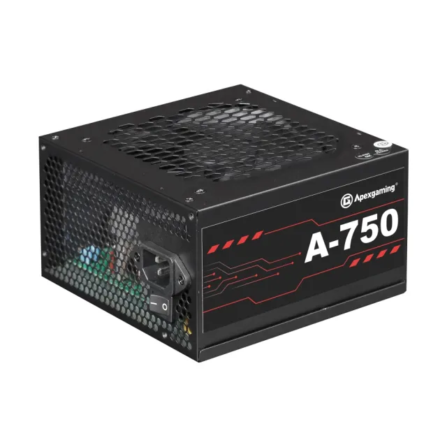 【Apexgaming 美商艾湃電競】A750/750W銀牌 電源供應器