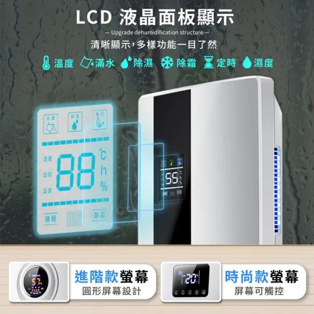【DREAMCATCHER】多功能智能除濕機 CS10EC(智能恆濕/LED顯示/可觸控屏幕)