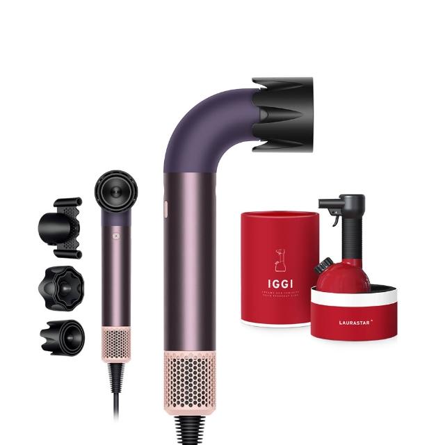 【dyson 戴森】HD17 Supersonic r 精準造型 輕量吹風機(雲霧紫) (超值組)