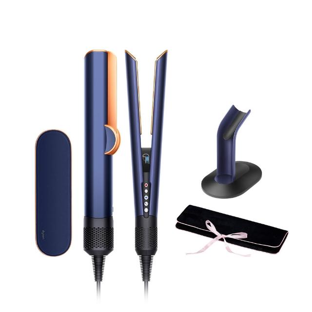 【dyson 戴森】HT01 Airstrait™ 二合一吹風直髮器 吹風機(普魯士藍色) 離子夾