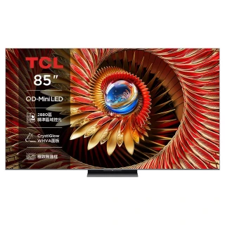 【TCL】85型 頂級QD-Mini LED Google TV 144HZ 量子智能連網液晶顯示器 -基本安裝(85C8K)