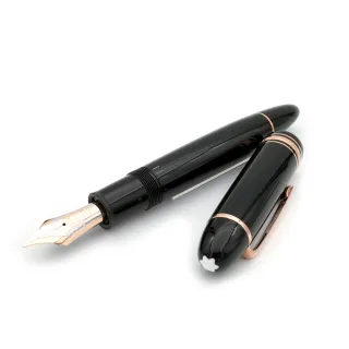 【MONTBLANC 萬寶龍】大師傑作（大班）系列鍍玫瑰金 鋼筆(149 大班 18K金)