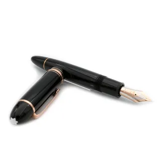 【MONTBLANC 萬寶龍】大師傑作（大班）系列鍍玫瑰金 鋼筆(149 大班 18K金)