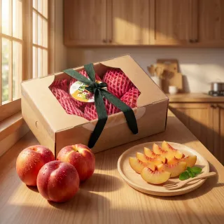 【果樹寶石】智利安地斯雪山脆甜桃6顆x1盒（約2斤/盒）