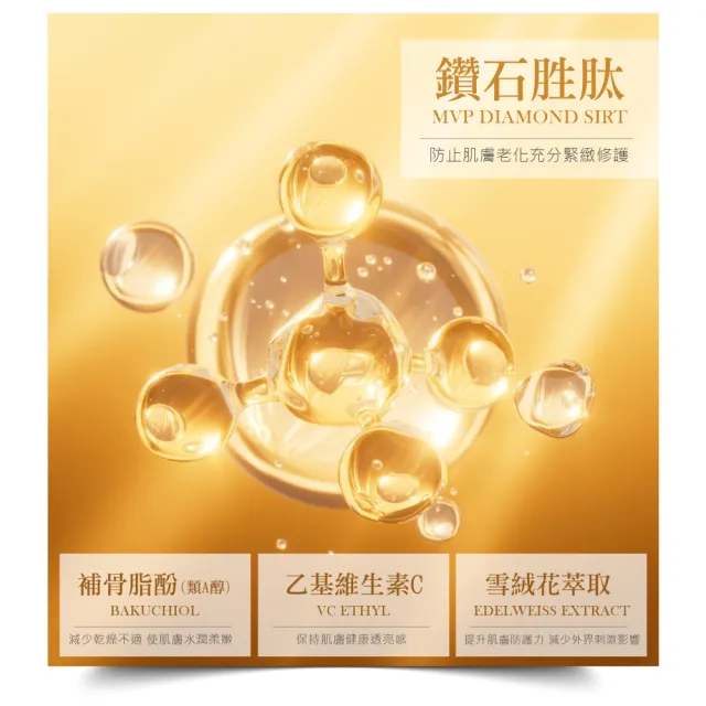 【AQUA C. 花漾皙】鑽石修護煥顏精萃(改善暗沉 溫和煥膚 全新升級 15ml)