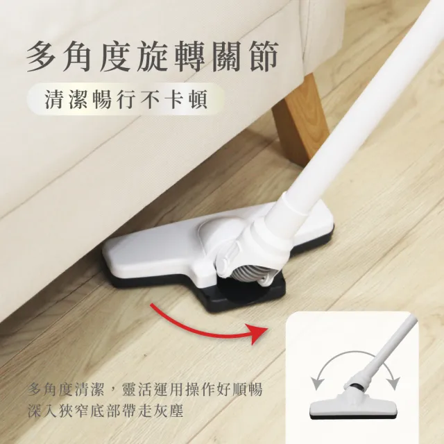 【KINYO】PureVac純淨吸 多功能無線無刷吸塵器 HEPA濾網 0.5L集塵桶(KVC-034)