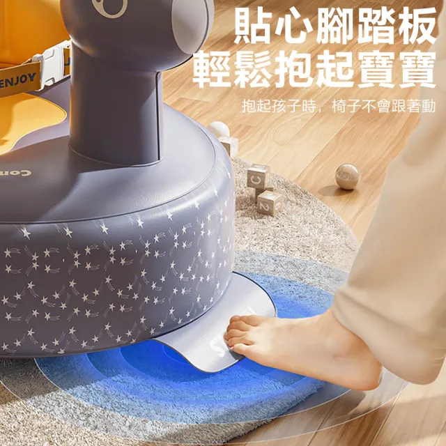 【Nil】嬰兒按壓充氣座椅 可拆護脊靠背充氣沙發 寶寶練習坐訓練椅 兒童安餐椅浴凳 便攜學坐椅 坐圈 洗澡椅