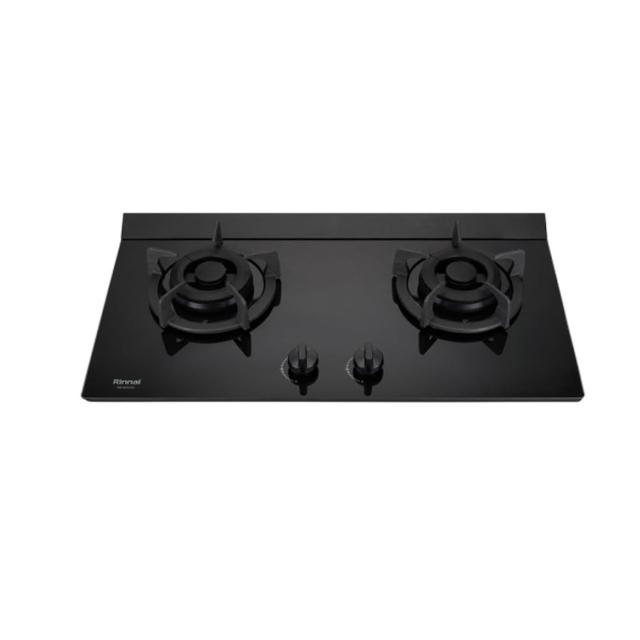 【林內】檯面式極炎玻璃LED藍光旋鈕二口瓦斯爐(RB-M2610G 基本安裝原廠保固)