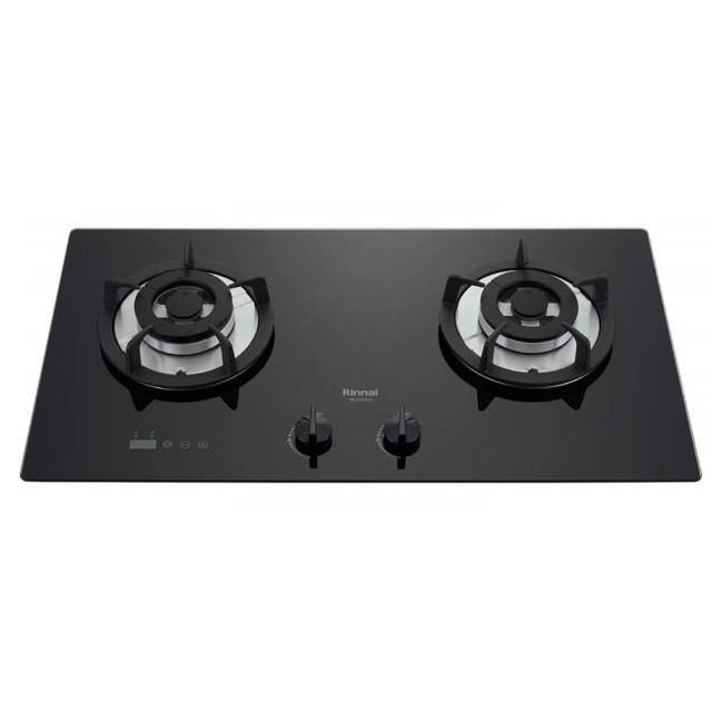 Rinnai林內牌 RB-S2630G Rinnai 林內 RB-S2630G 雙口瓦斯爐,臺灣製造,採用耐熱強化玻璃爐臺與傳統外擴火焰爐頭,提供穩定高效烹飪體驗。電子連續點火設計,瓦斯消耗量9~10kW,使用天然瓦斯,能源效率第二級。機體尺寸755×163×420 mm,挖孔尺寸670×350 mm (R85),使用DC 1.5V X 2電源,享1年保固,標準安裝,BSMI許可R41095。適合現代廚房首選瓦斯爐具。