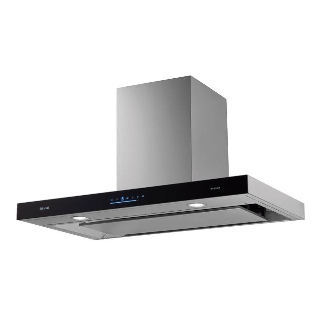 【林內】智能連動_倒T式4D直吸排油煙機_ 90CM(RH-9391R-基本安裝原廠保固)